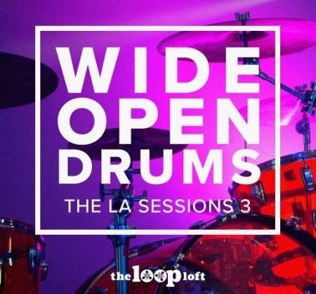 The Loop Loft Wide Open Drums Lit Up WAV